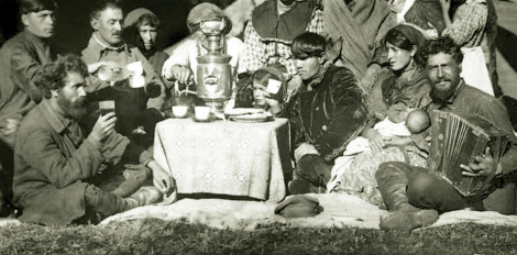 Русские цыгане, 1927 год. Фото из Российского государственного архива кино фотодокументов