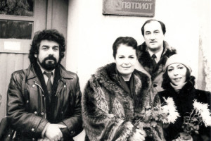 Н. Голубенко с Э. Быстрицкой на гастролях в Берлине