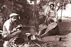 Село Бричаны в Молдавии. Снимок сделан Н. Деметер во время этнографической экспедиции в 1980 г.