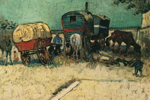 "Лагерь цыган", Ван Гог Винсент Виллем, 1888г.
