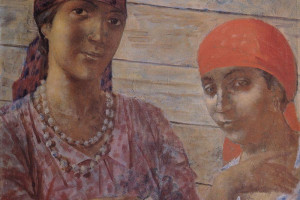 "Цыганки", Петров-Водкин Кузьма Сергеевич, 1926-1927