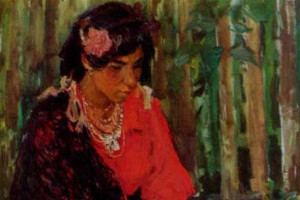 "Цыганка", Аркадий Пластов, 1954г.