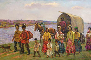 "Цыгане кочуют", Саплин Виктор Зосимович, 1976г.