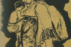 "Бремя цыганской женщины", Карлис Рудевич, 1985г.