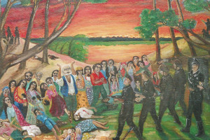 "Последний закат (Река Валгума, 5-ое мая 1942г.)", Карлис Рудевич, 1996г.