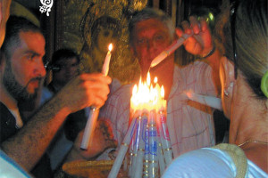 В Храме Рождества Христова в Вифлееме