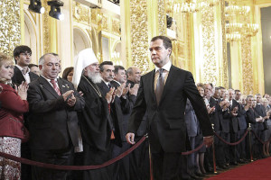Дмитрий Медведев на инагурации
