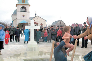 Крещение в храме Никольский